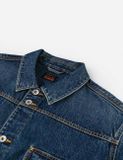  Áo Evisu Seagull Print Denim Jacket 'Indigo' 