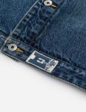  Áo Evisu Seagull Print Denim Jacket 'Indigo' 