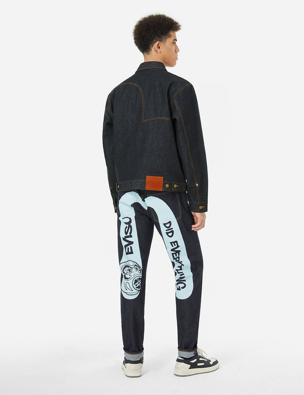  Áo Evisu Seagull Print Jacket 'Indigo' 
