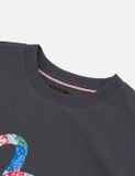  Áo Evisu Seagull Print T-shirt 'Charcoal' 