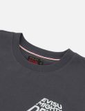 Áo Evisu Slogan Print T-shirt 'Charcoal' 