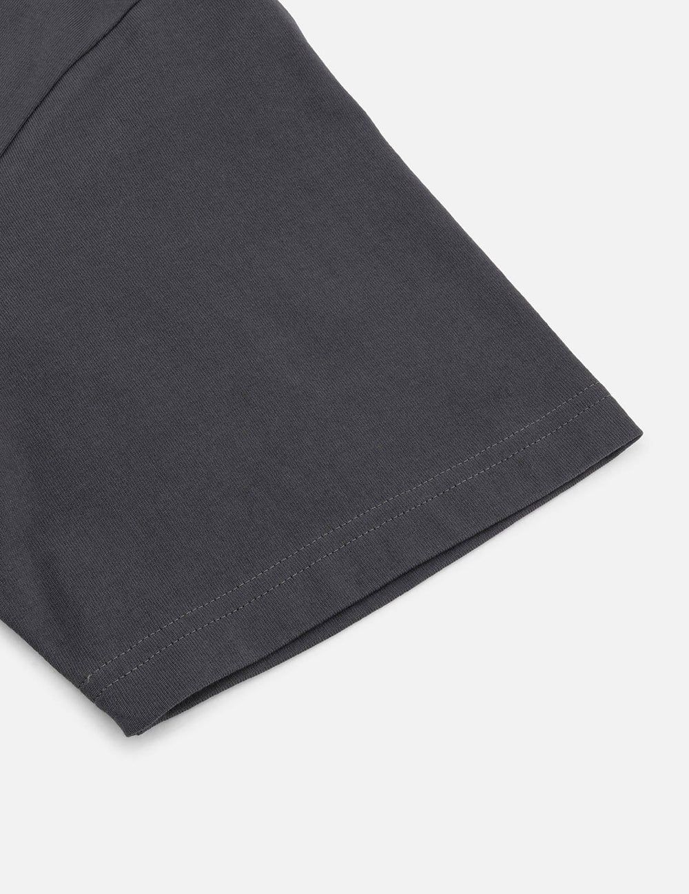  Áo Evisu Slogan Print T-shirt 'Charcoal' 