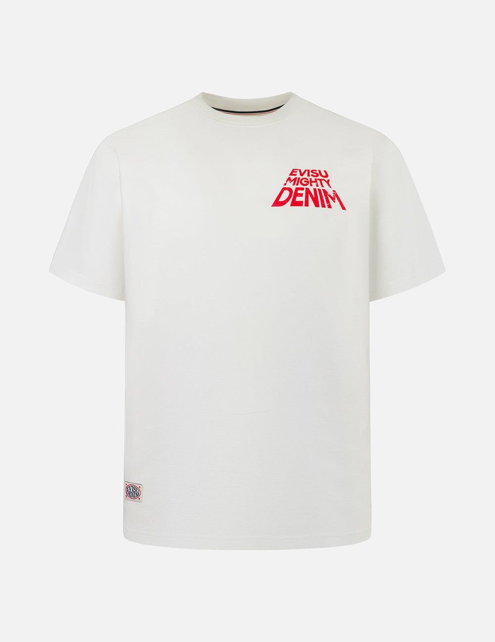  Áo Evisu Slogan Print T-shirt 'White' 