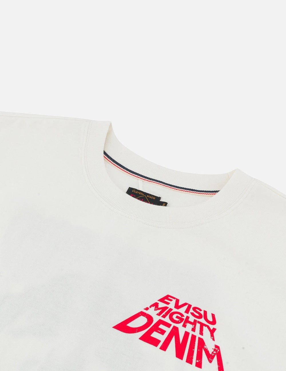  Áo Evisu Slogan Print T-shirt 'White' 