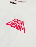  Áo Evisu Slogan Print T-shirt 'White' 