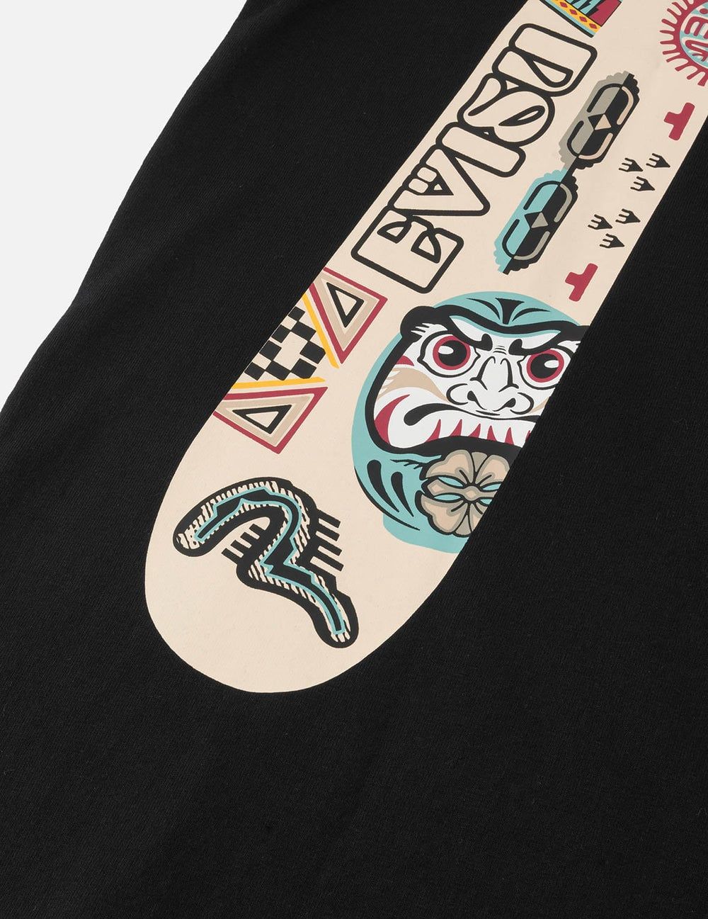  Áo Evisu Slogan Totem Daicock Print T-shirt 'Black' 
