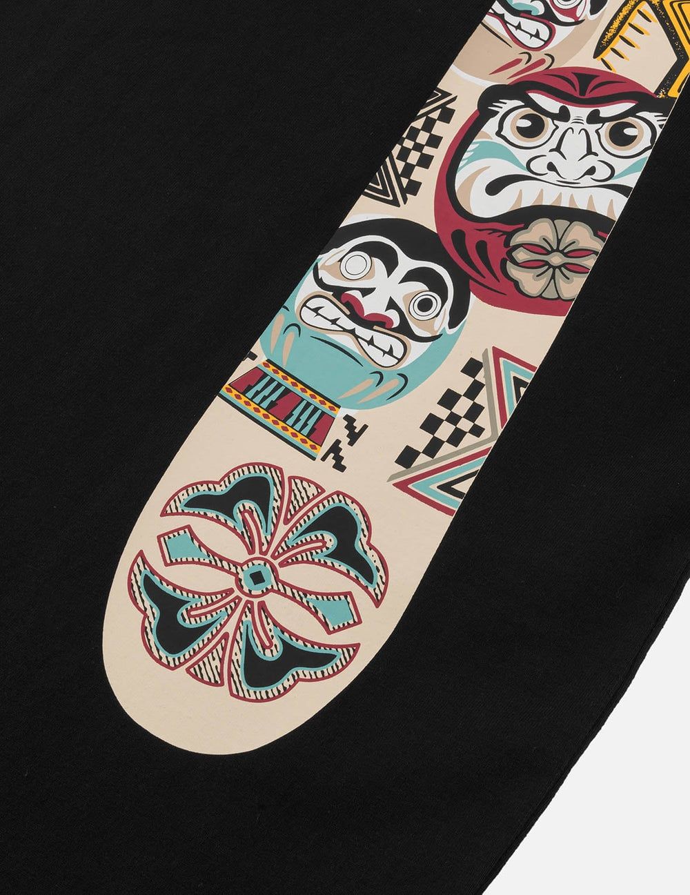  Áo Evisu Slogan Totem Daicock Print T-shirt 'Black' 