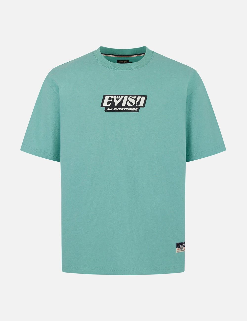  Áo Evisu Slogan Totem Daicock Print T-shirt 'Green' 