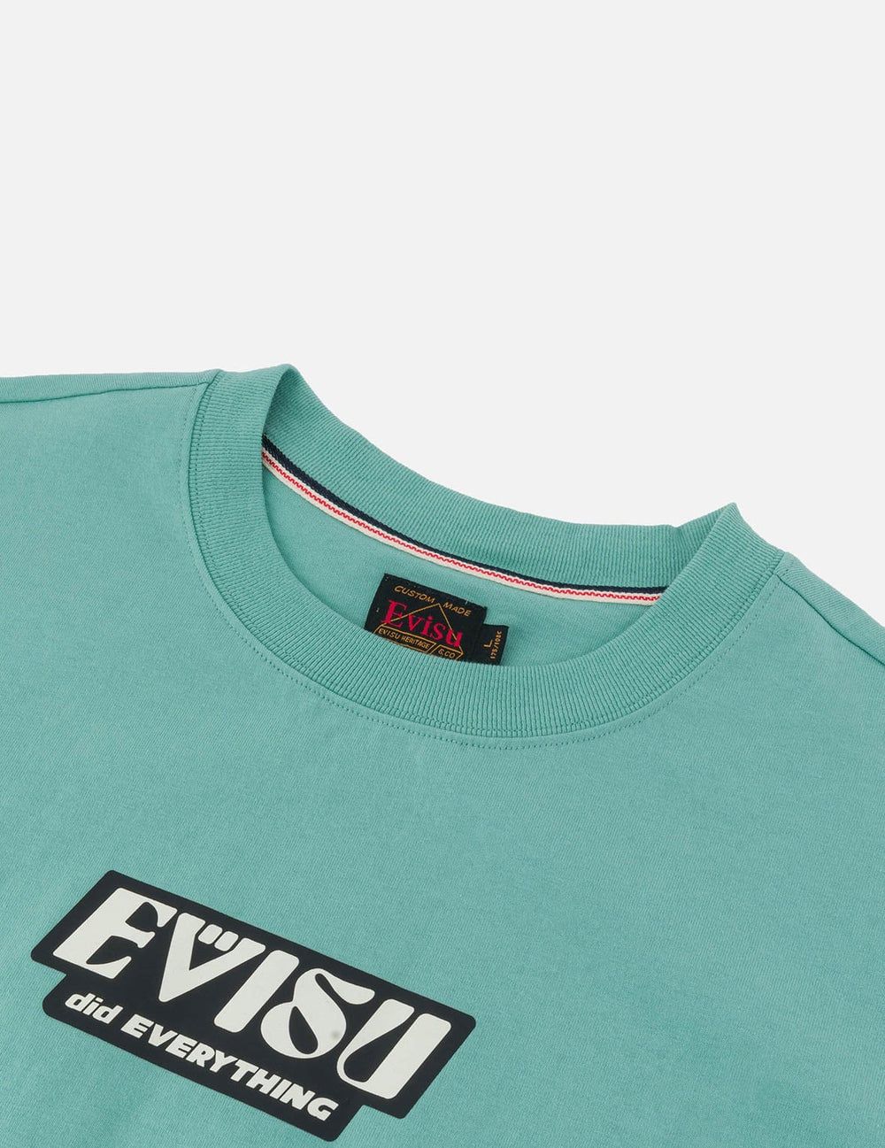  Áo Evisu Slogan Totem Daicock Print T-shirt 'Green' 