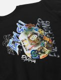  Áo Evisu Sticker Godhead T-shirt 'Black' 