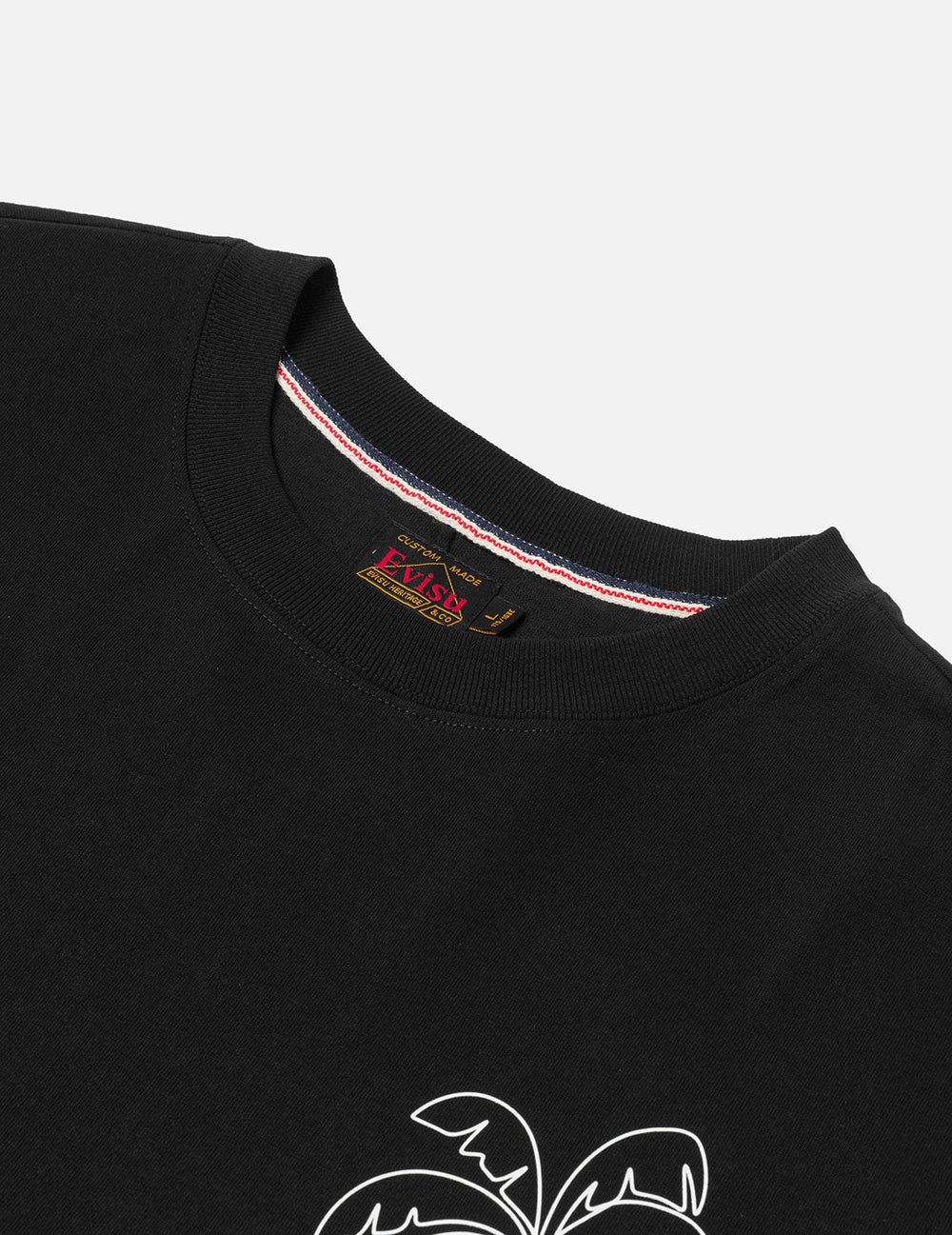  Áo Evisu Sticker Godhead T-shirt 'Black' 
