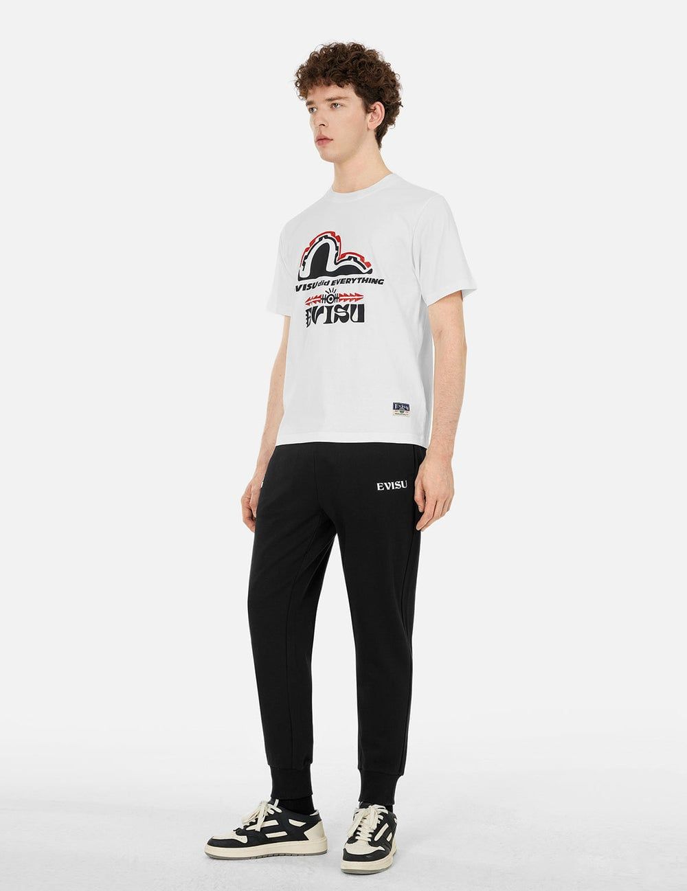 Áo Evisu Totem Seagull and Logo T-shirt 'White' 