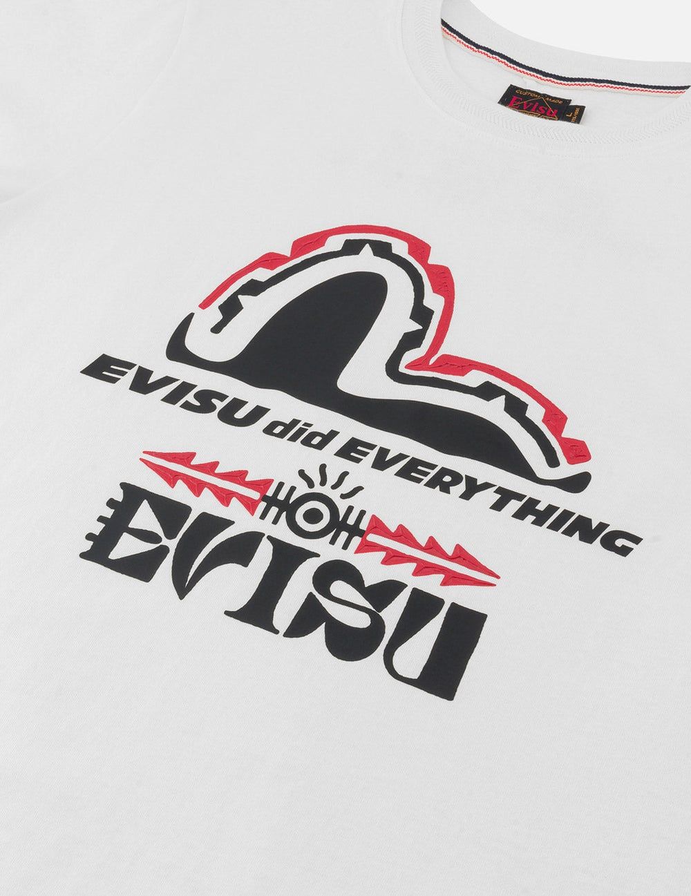  Áo Evisu Totem Seagull and Logo T-shirt 'White' 