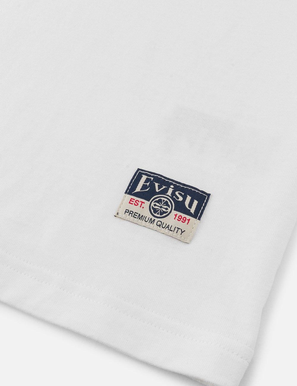  Áo Evisu Totem Seagull and Logo T-shirt 'White' 