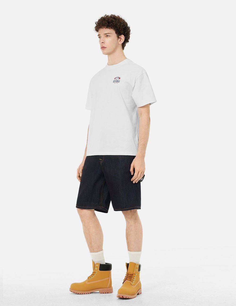  Áo Evisu Twisted Rope Daicock Anchor Print 'White' 