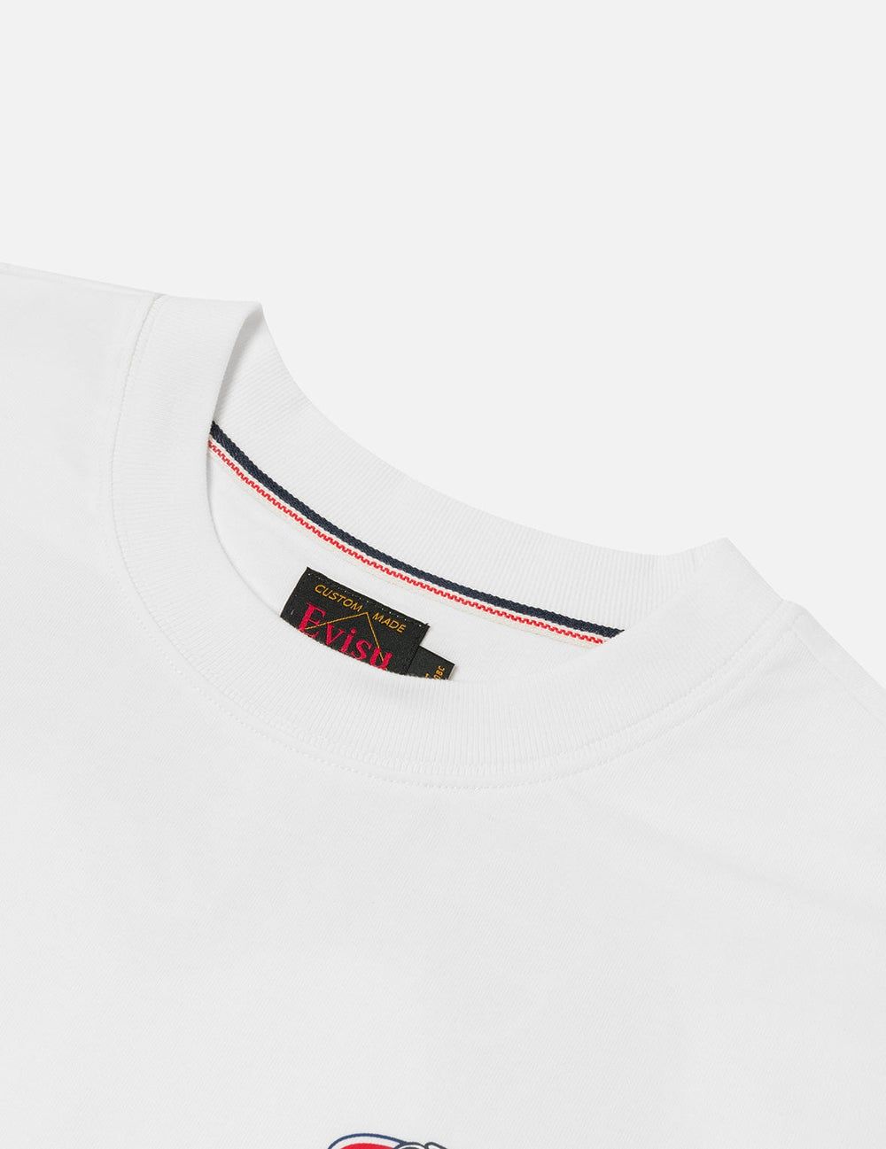  Áo Evisu Twisted Rope Daicock Anchor Print 'White' 