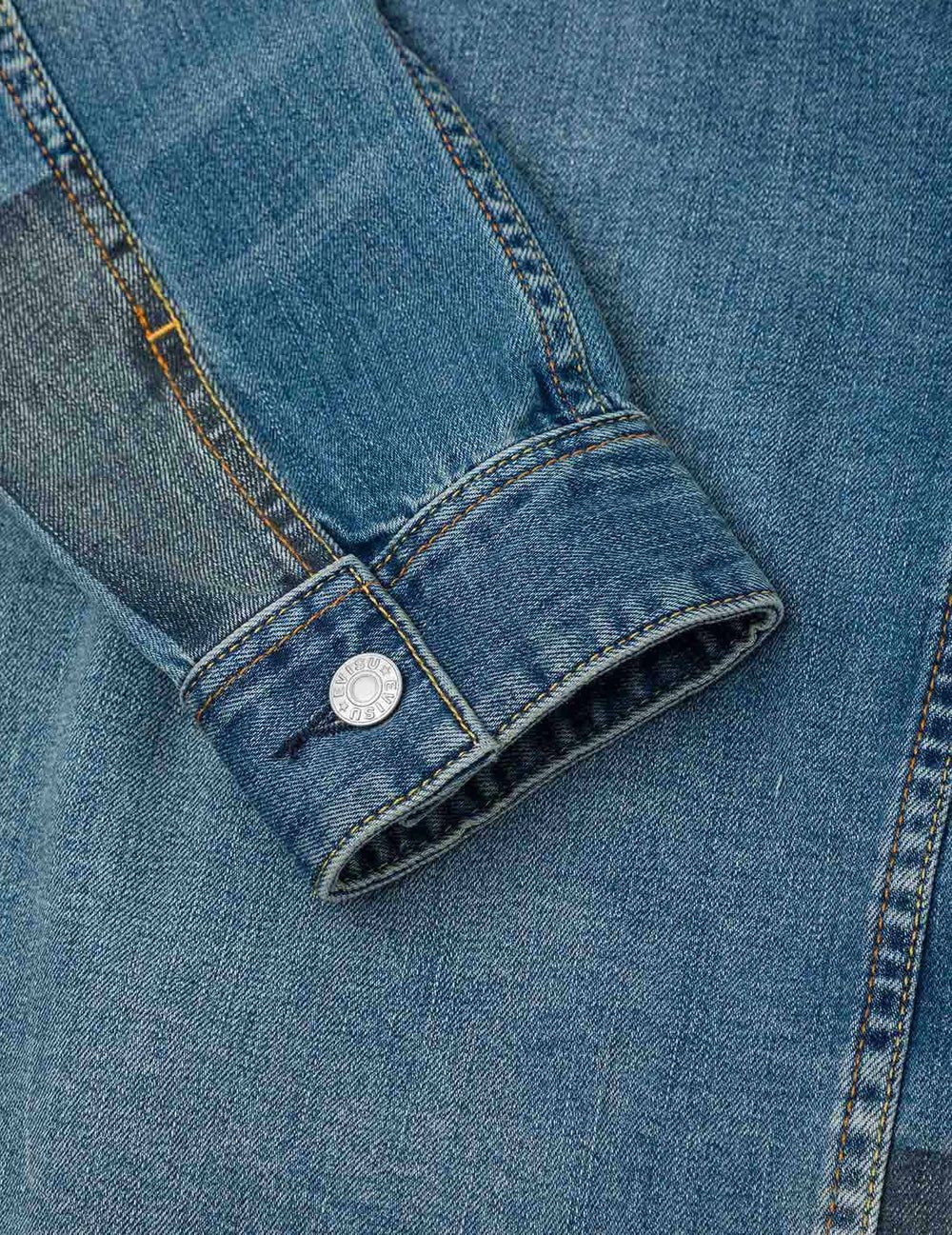  Áo Evisu Two-tone Daicock Jacket 'Indigo' 