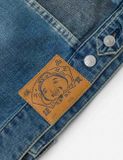  Áo Evisu Two-tone Daicock Jacket 'Indigo' 