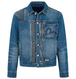  Áo Evisu Two-tone Daicock Jacket 'Indigo' 