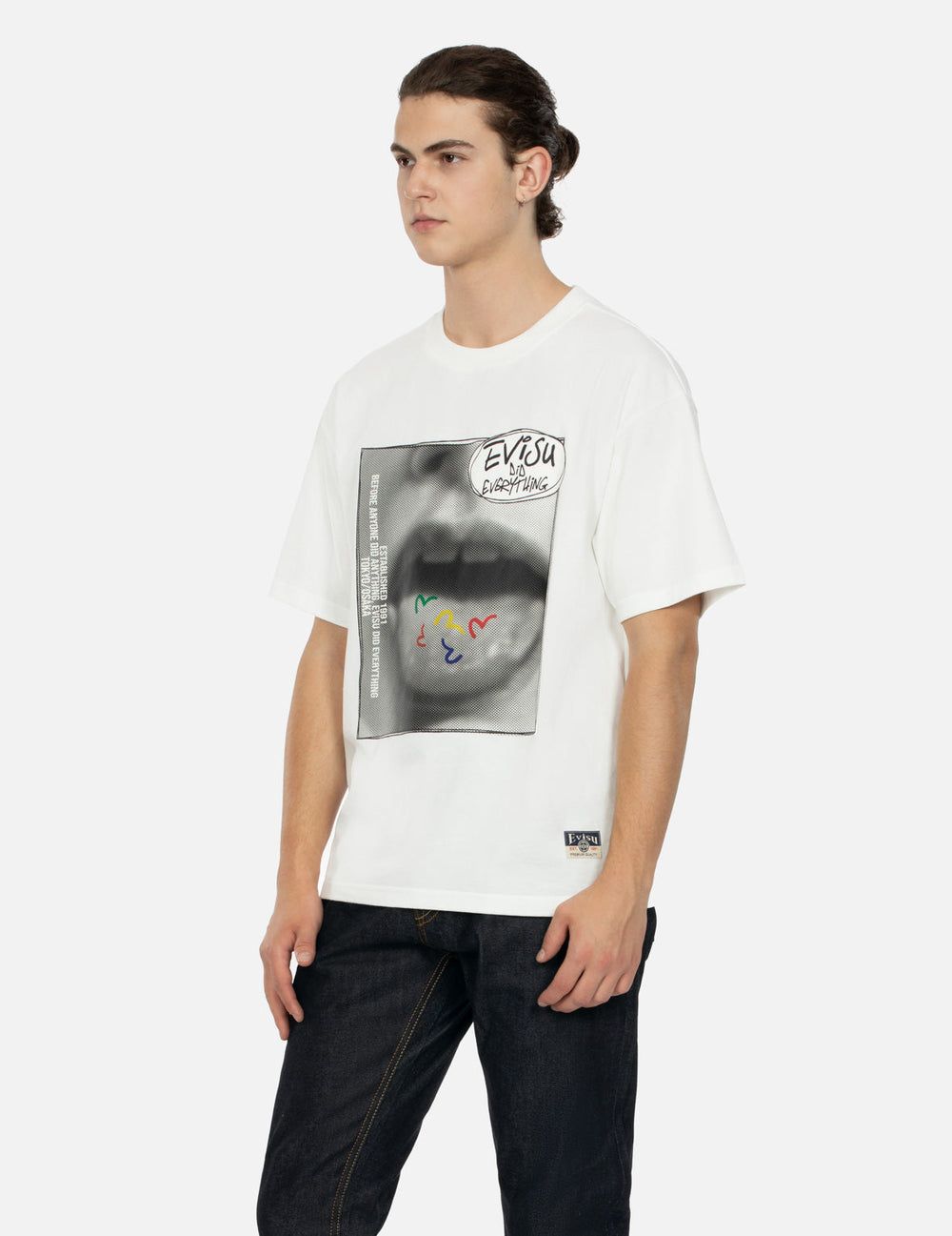  Áo Evisu Vintage Image T-shirt 'White' 