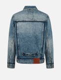  Áo Evisu Washed Seagull Appliqué Jacket 'Indigo' 