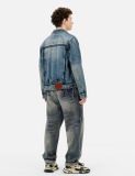  Áo Evisu Washed Seagull Appliqué Jacket 'Indigo' 