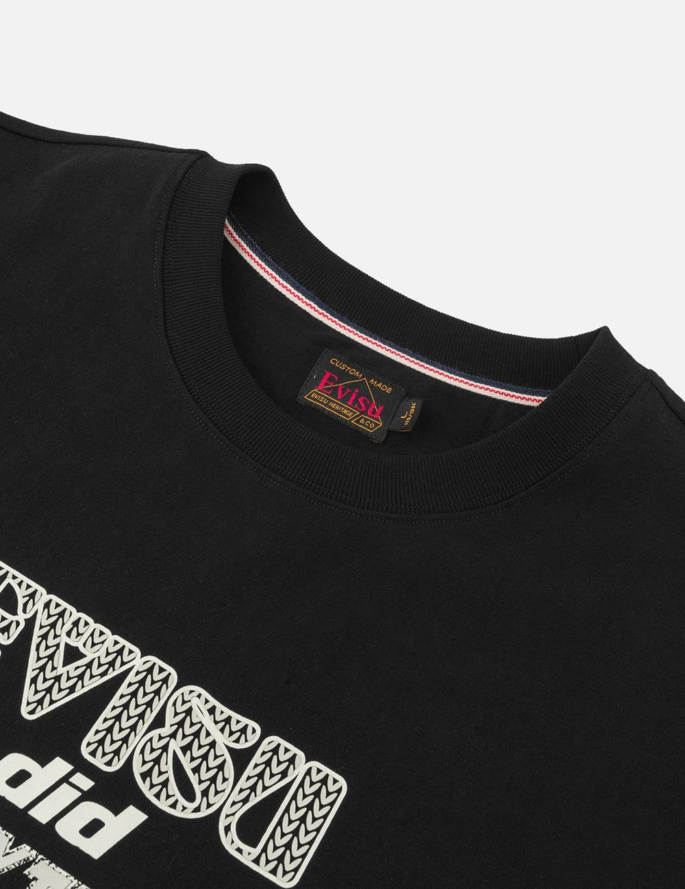  Áo Evisu Weathered Seagull Daicock T-shirt 'Black' 