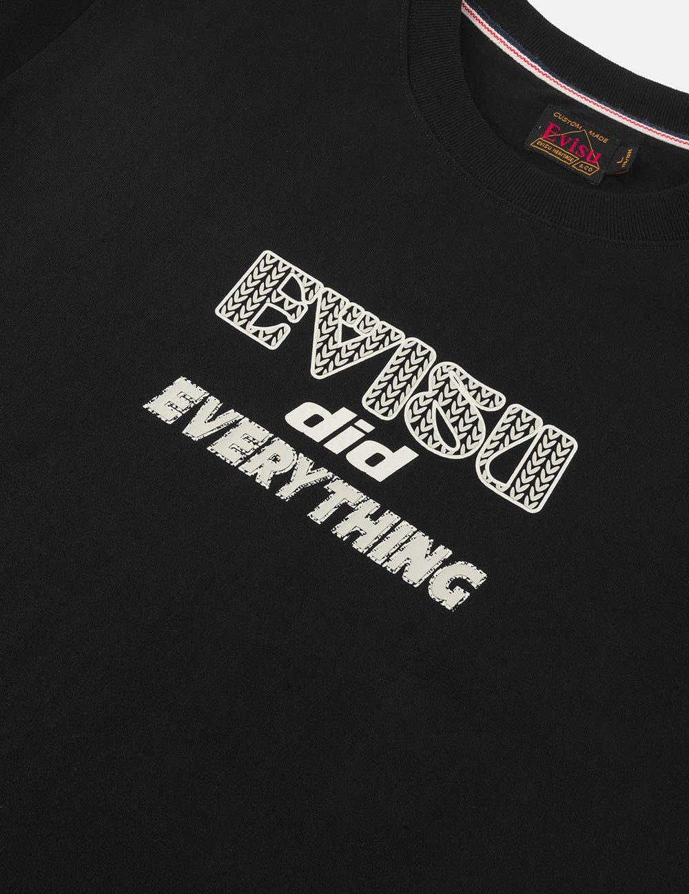  Áo Evisu Weathered Seagull Daicock T-shirt 'Black' 