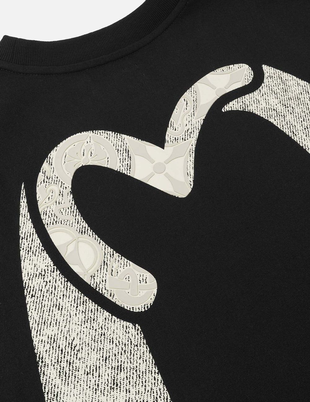  Áo Evisu Weathered Seagull Daicock T-shirt 'Black' 