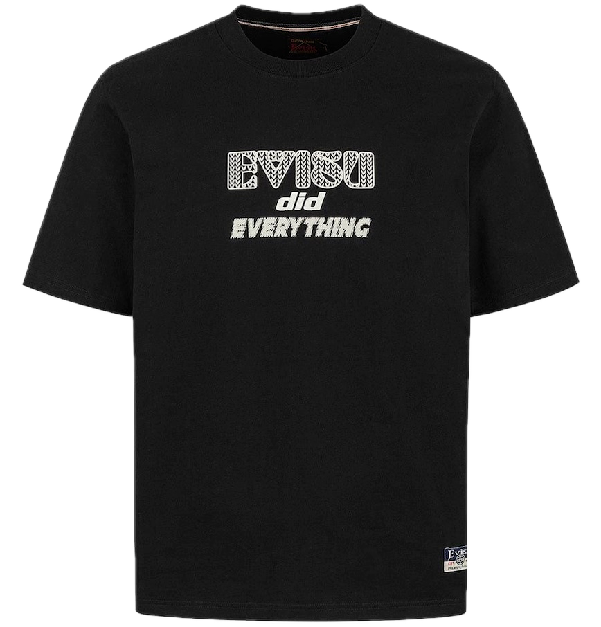  Áo Evisu Weathered Seagull Daicock T-shirt 'Black' 