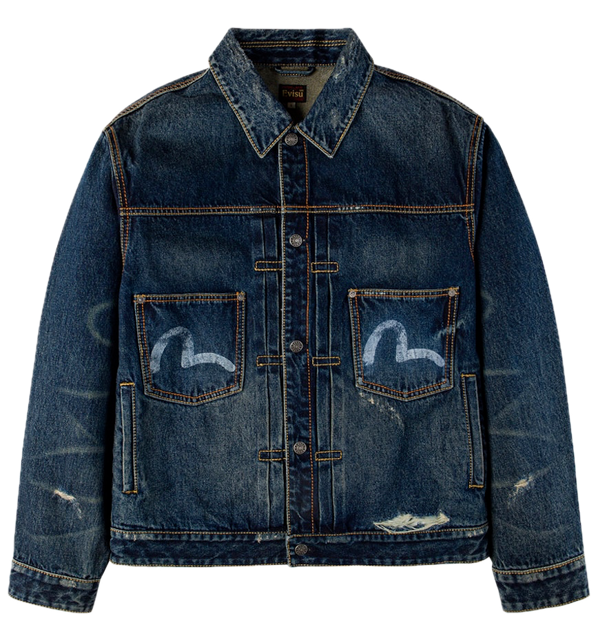  Áo Evisu x GDC Denim Jacket 'Indigo' 