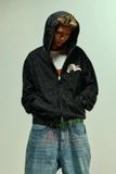  Áo Evisu x Icecream Seagull Zip-Up Hoodie 'Black' 