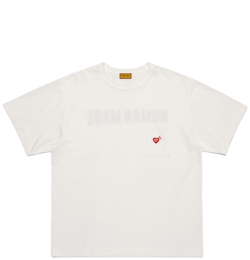  Áo Human Made Heart Pocket T-Shirt 'White' 