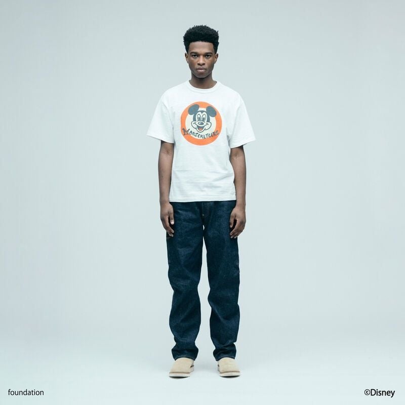  Áo Human Made Mickey Mouse Club Graphic T-Shirt 'White' 