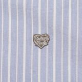  Áo Human Made Stripe Ox B.D Shirt 'Blue' 