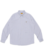 Áo Human Made Stripe Ox B.D Shirt 'Blue' 