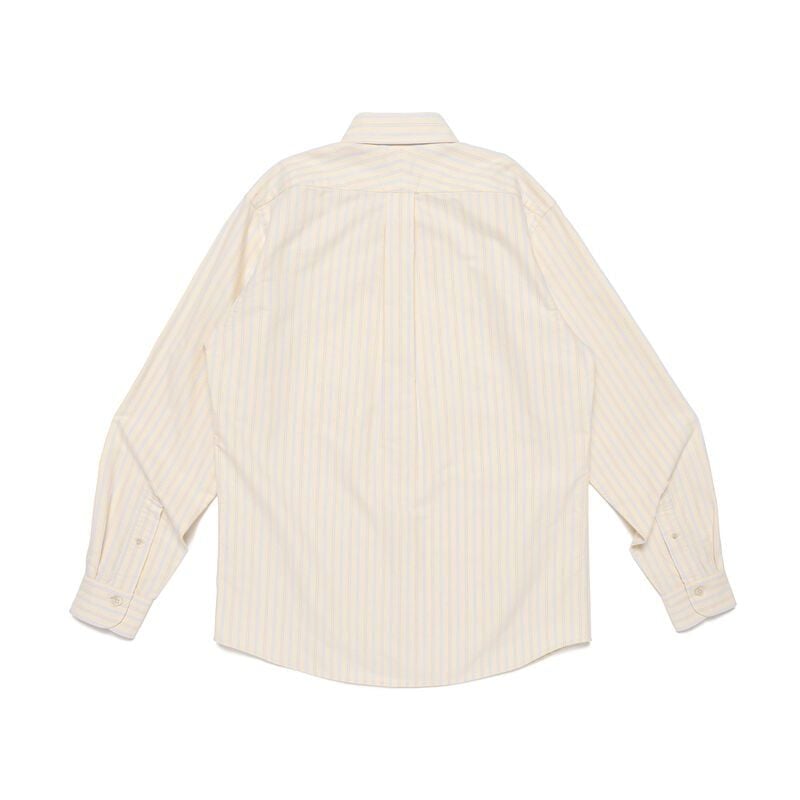  Áo Human Made Stripe Ox B.D Shirt 'Yellow' 