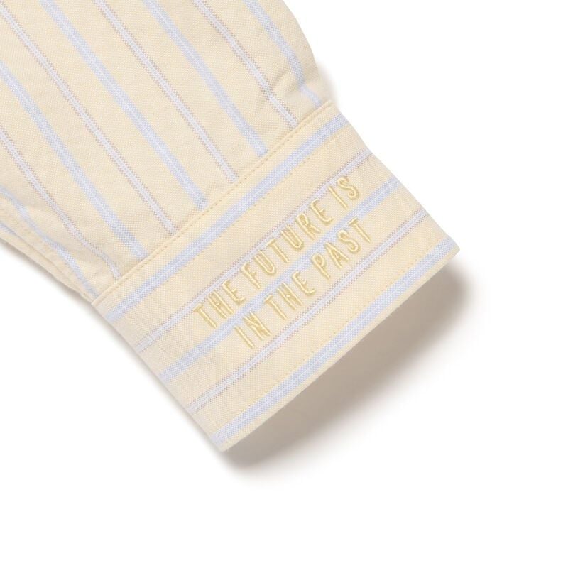  Áo Human Made Stripe Ox B.D Shirt 'Yellow' 