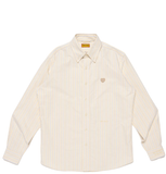  Áo Human Made Stripe Ox B.D Shirt 'Yellow' 