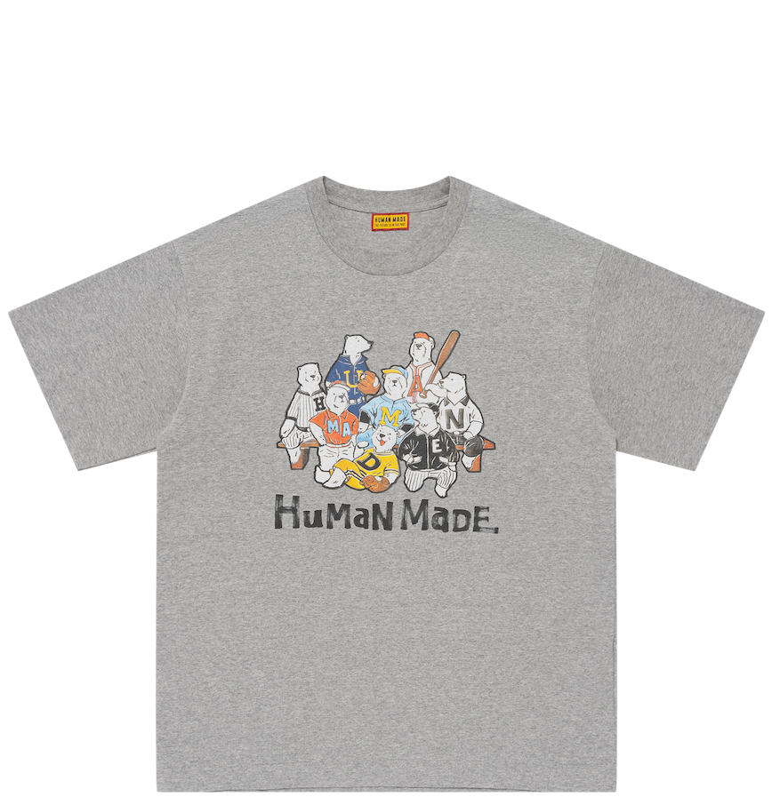  Áo Human Made x Billionaire Boys Club T-Shirt 'Grey' 