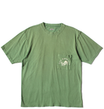  Áo Kapital 20/- Jersey Crew Neck T-shirt 'Green' 