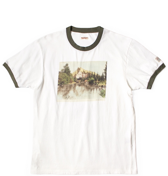  Áo Kapital 20/- Tenjiku Ringer T-shirt 'White' 