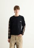  Áo Kapital Dense Jersey Crew Long Sleeve 'Black' 