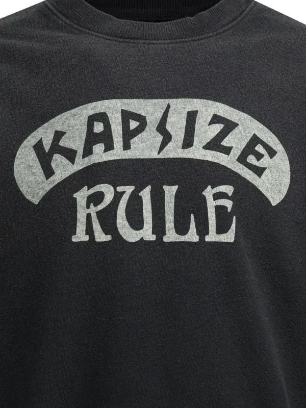  Áo Kapital Kapsize Rule Sweatshirt 'Black' 