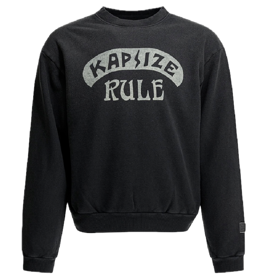  Áo Kapital Kapsize Rule Sweatshirt 'Black' 
