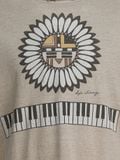  Áo Kapital Piano & Sun Face T-shirt 'Beige' 