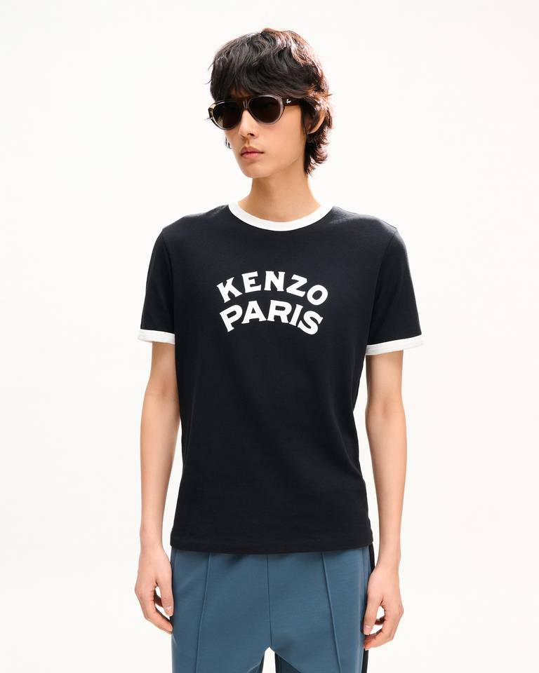  Áo Kenzo Paris Emblem Slim T-shirt 'Black' 
