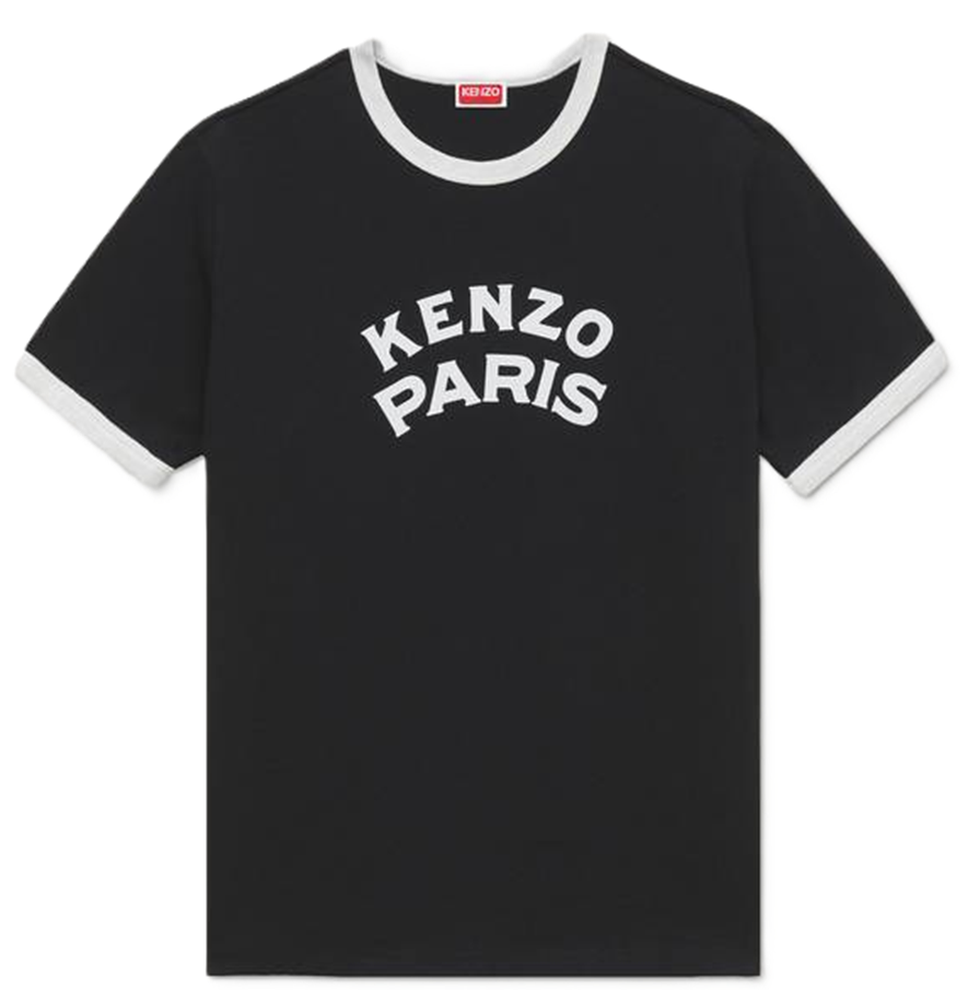  Áo Kenzo Paris Emblem Slim T-shirt 'Black' 