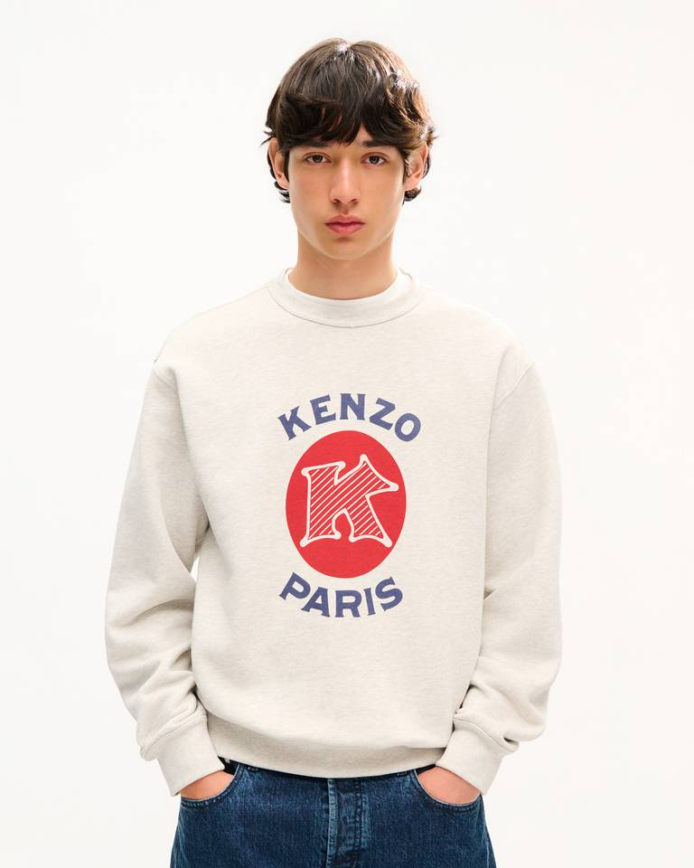  Áo Kenzo Paris Emblem Sweatshirt 'Pale Gray' 