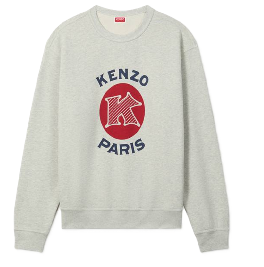  Áo Kenzo Paris Emblem Sweatshirt 'Pale Gray' 